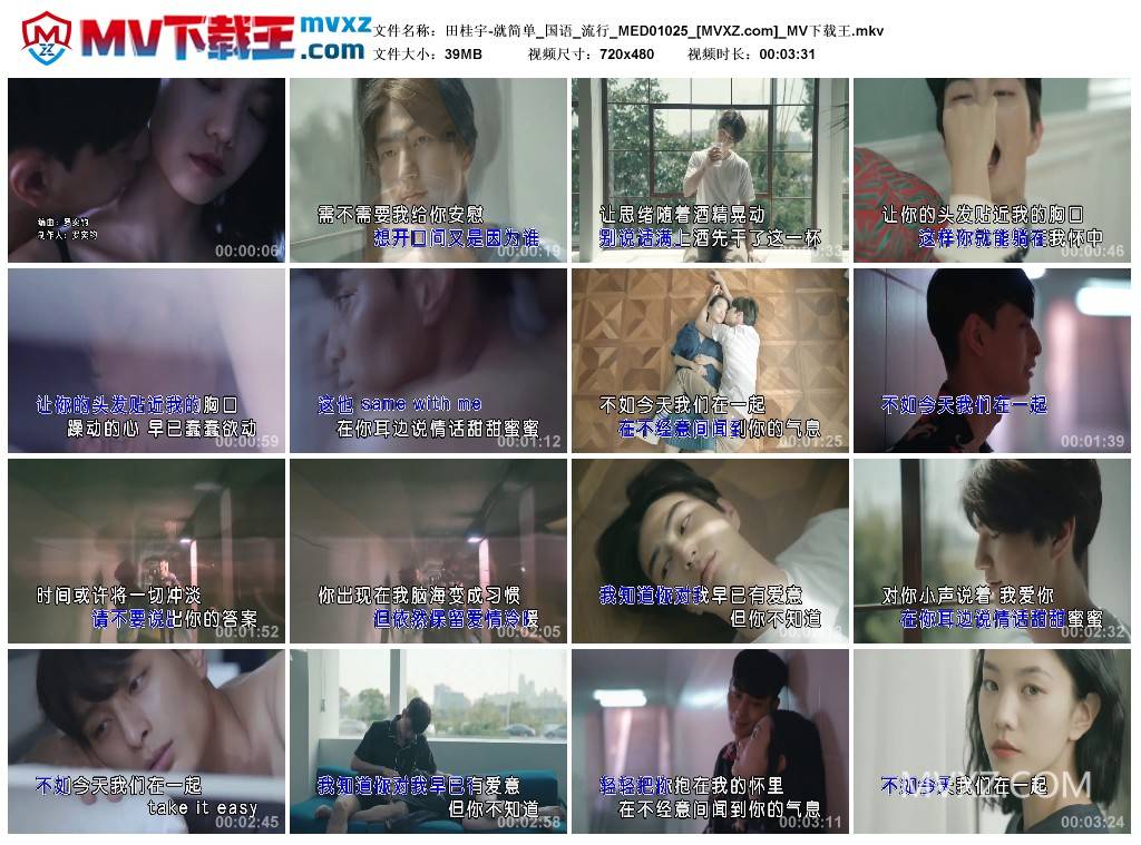 田桂宇-就简单_国语_流行_MED01025